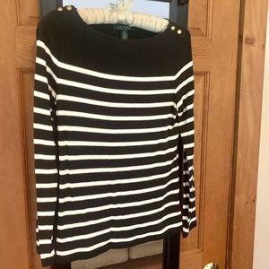 LAUREN Ralph Lauren 3/4 Length Top: M